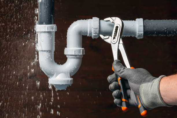 Professional Drain Cleaning technician working in Ramona, OK